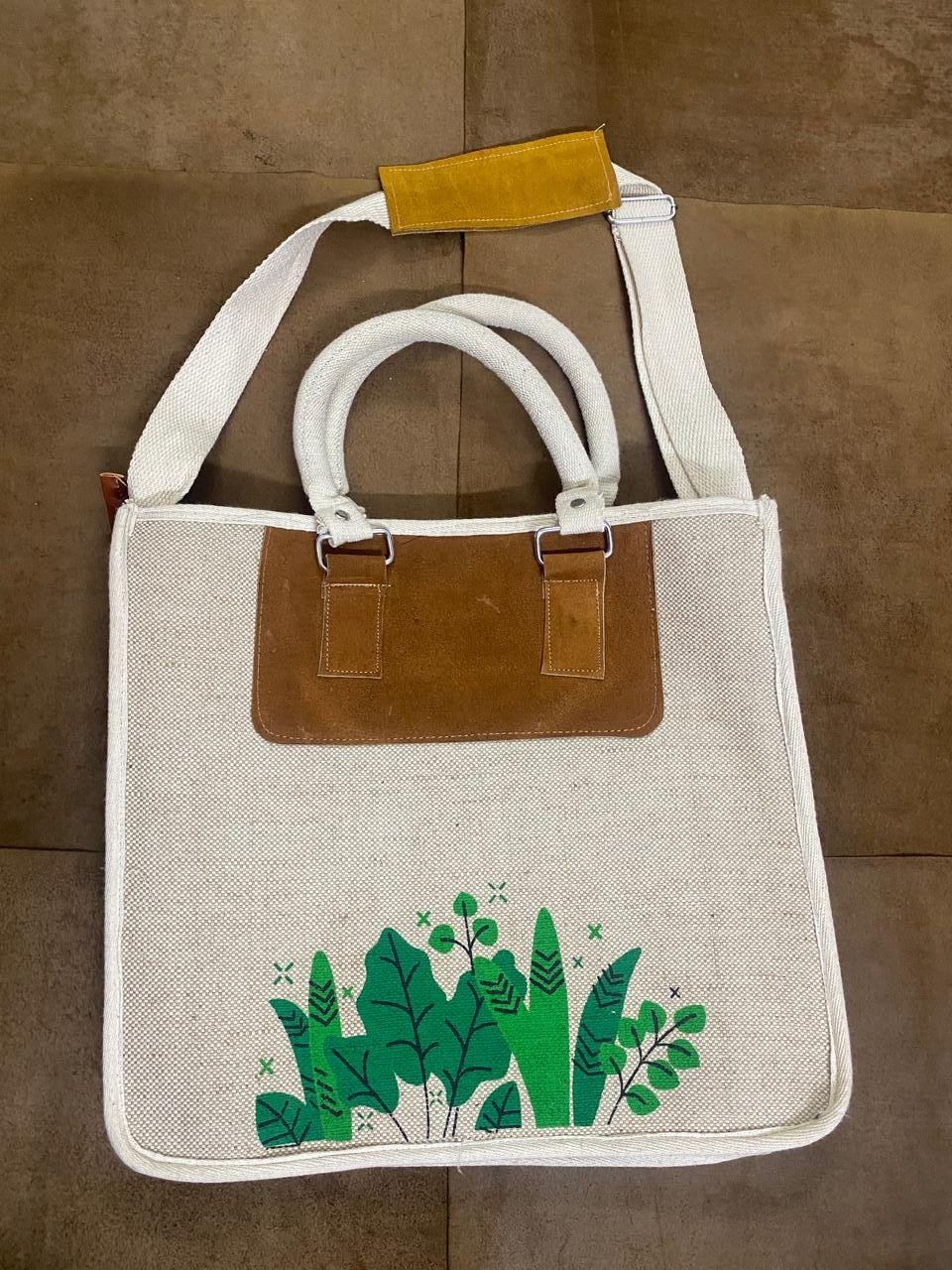 Laminated Premium Jute Tote - PoshPatternBD
